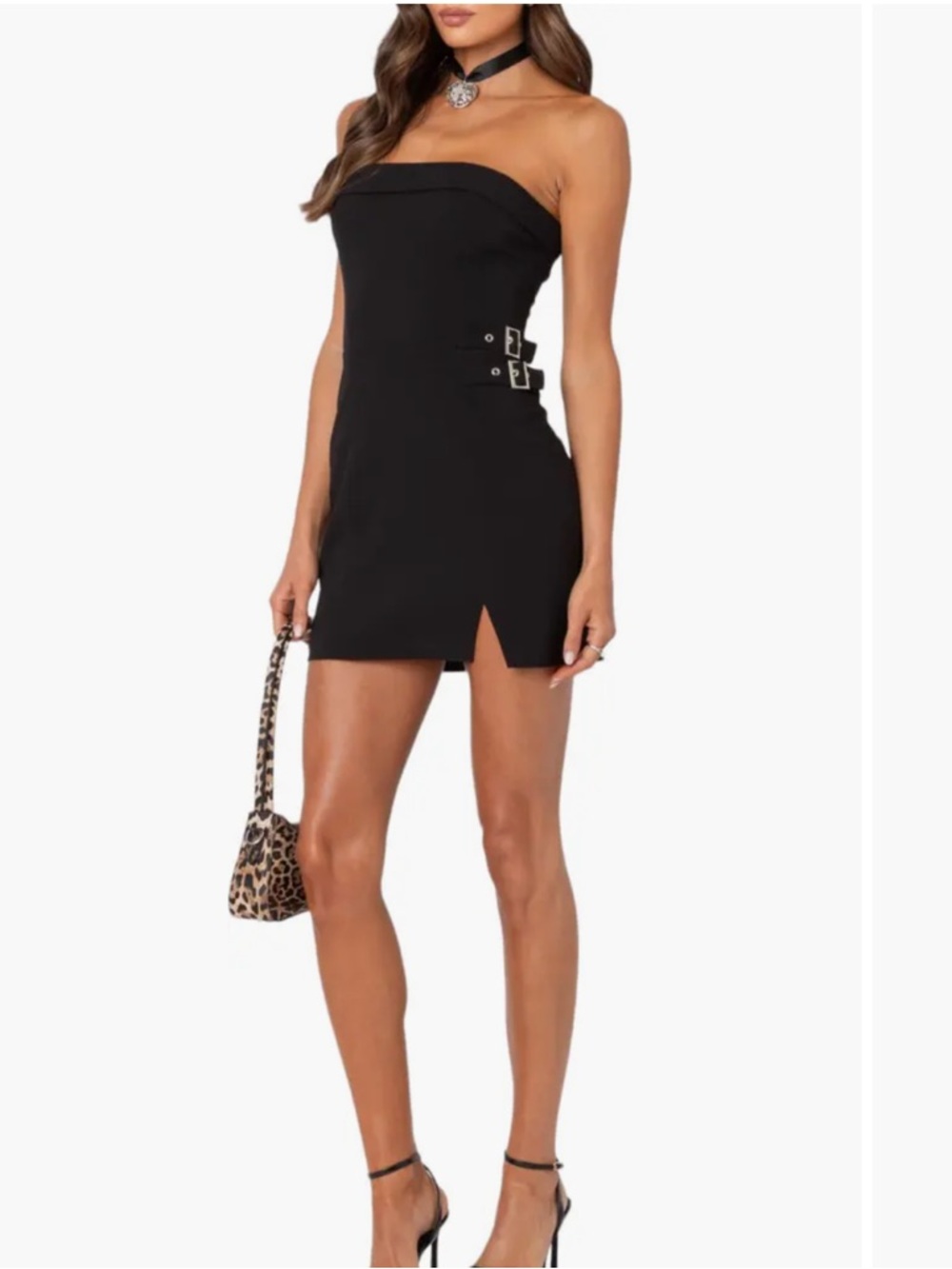 NWOT Edikted side belt minidress
